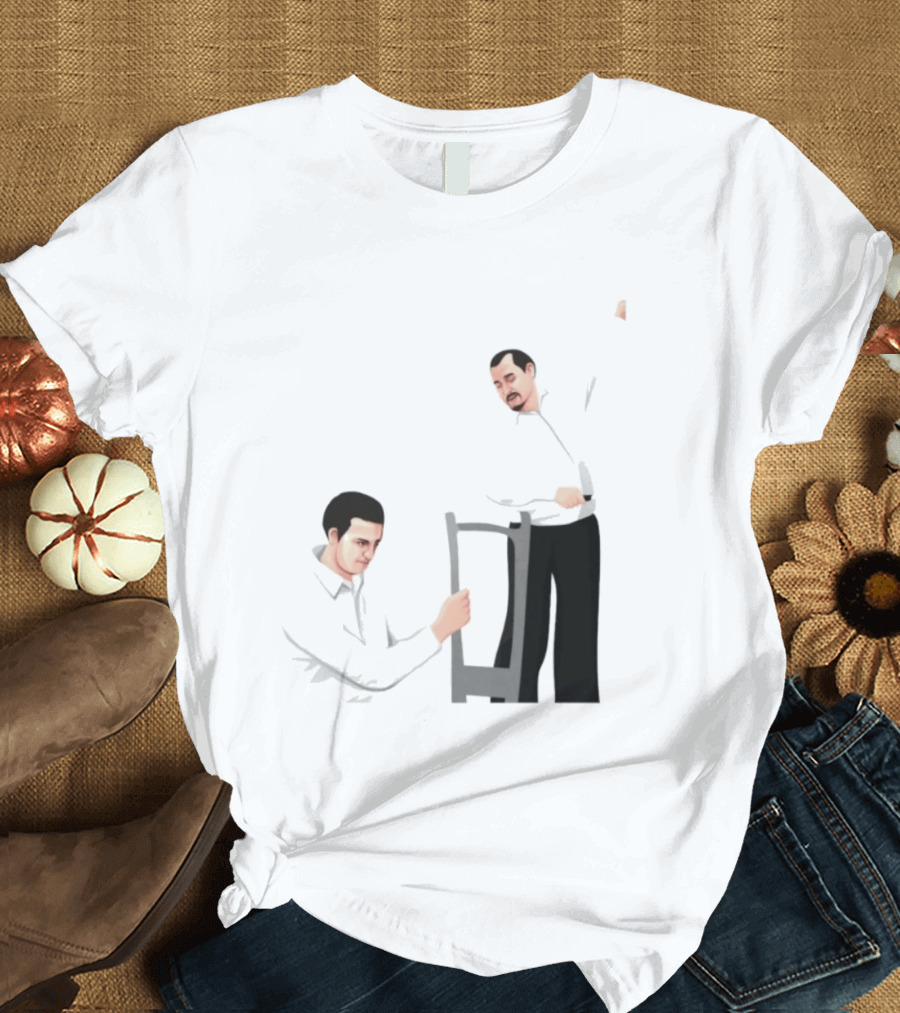 Max And Paddy Pine Barrens Christopher Moltisanti Paulie Gualtieri Chair Scene T-Shirt