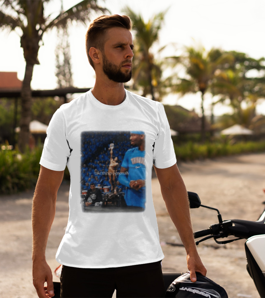 NBA Take Things Personally Oklahoma Basketball Official Fan Merchandise T-Shirt