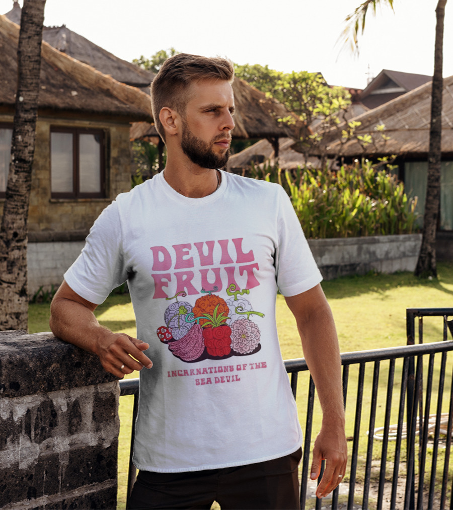 Devil Fruit Incarnations Sea Devil One Piece Anime Manga T-Shirt