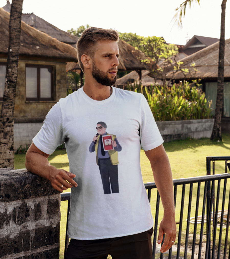 The Office Wanted Character Holding Max And Paddy Image T-Shirt