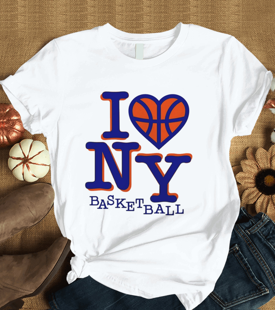 I Heart NY Basketball 2026 New York Knicks NBA T-Shirt