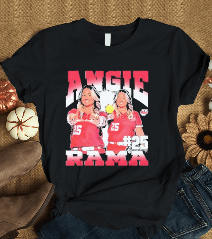 Angie Rama 25 Umass Athletics NCAA Softball T-Shirt