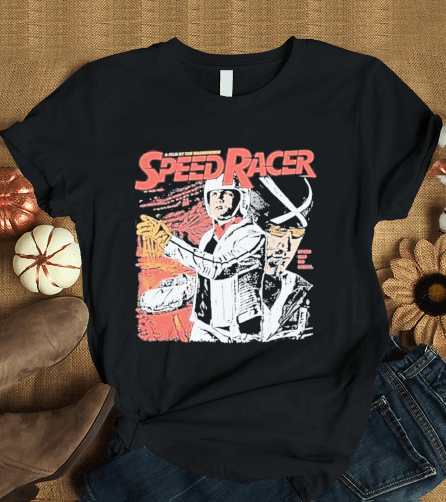 Speed Racer Movie Mach 5 Racer X Manga Style Wachowskis Film T-Shirt