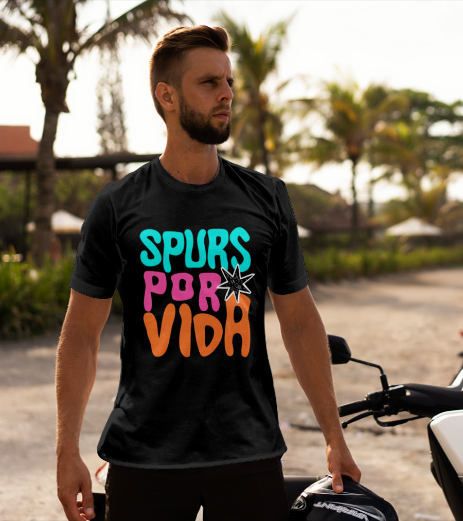 Spurs Por Vida San Antonio Basketball NBA 2026 T-Shirt