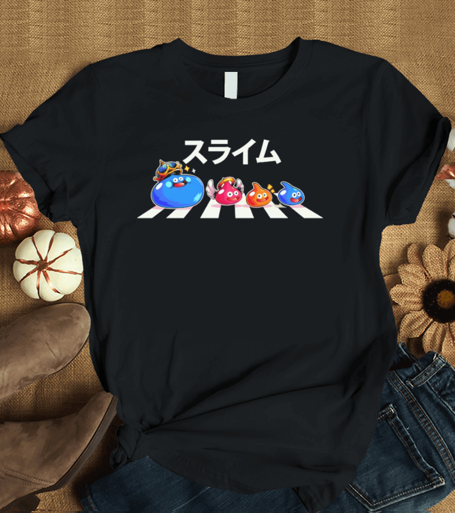 JP King Slime And Friends Abbey Road Crossing T-Shirt