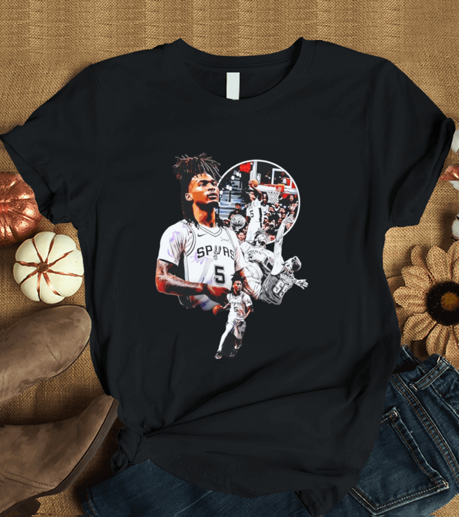 Victor Wembanyama San Antonio Spurs 2026 Basketball Game Changers T-Shirt