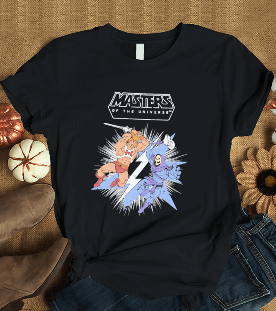 Masters Of The Universe He Man Vs Skeletor Epic Battle 2026 T-Shirt