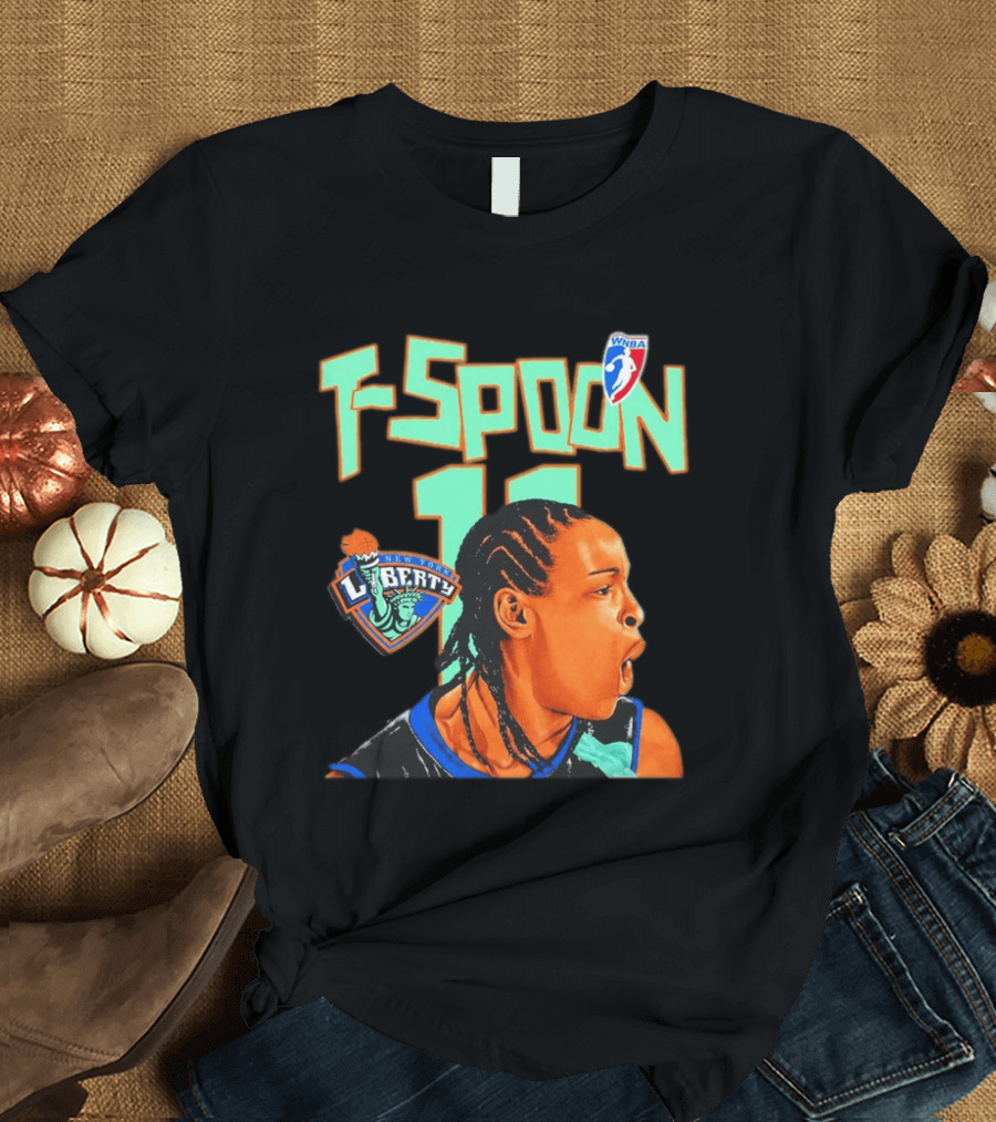 WNBA Spoon Teresa Weatherspoon New York Liberty Basketball 11 T-Shirt