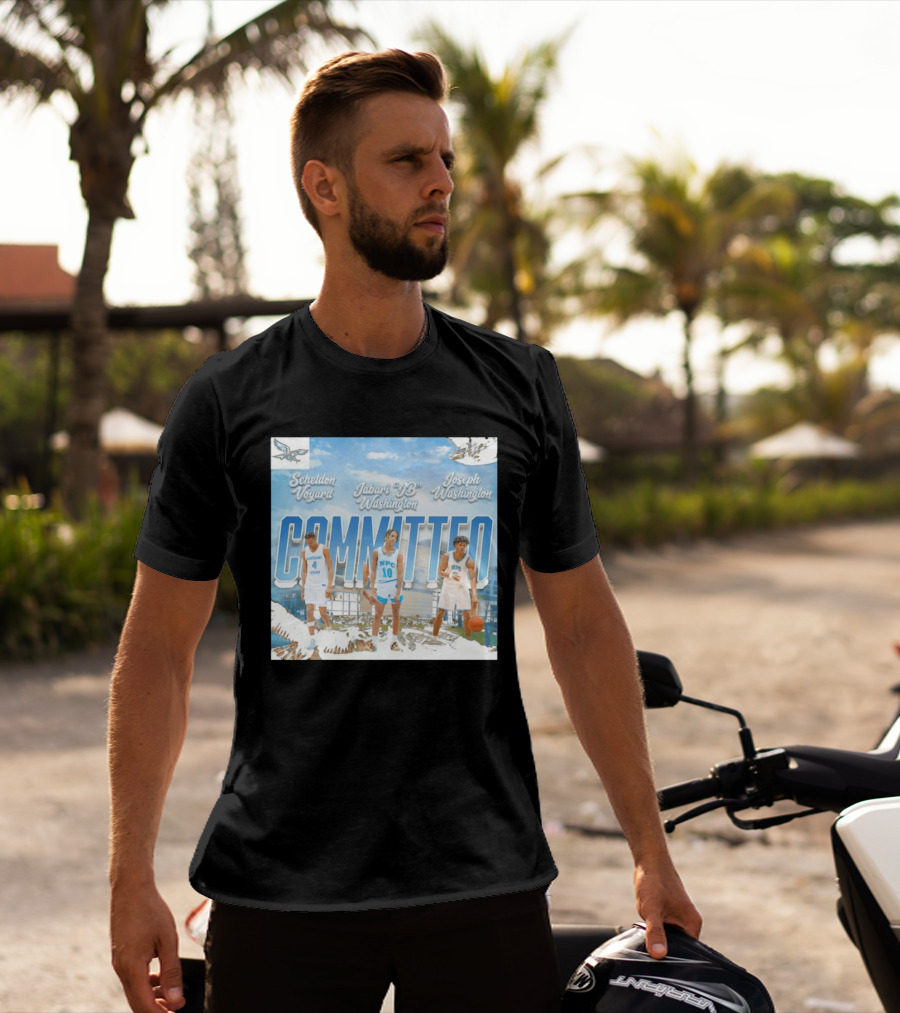 Committed Basketball Sheldon Voyard Jabari JB Washington Joseph Washington Nighthawk NPC T-Shirt