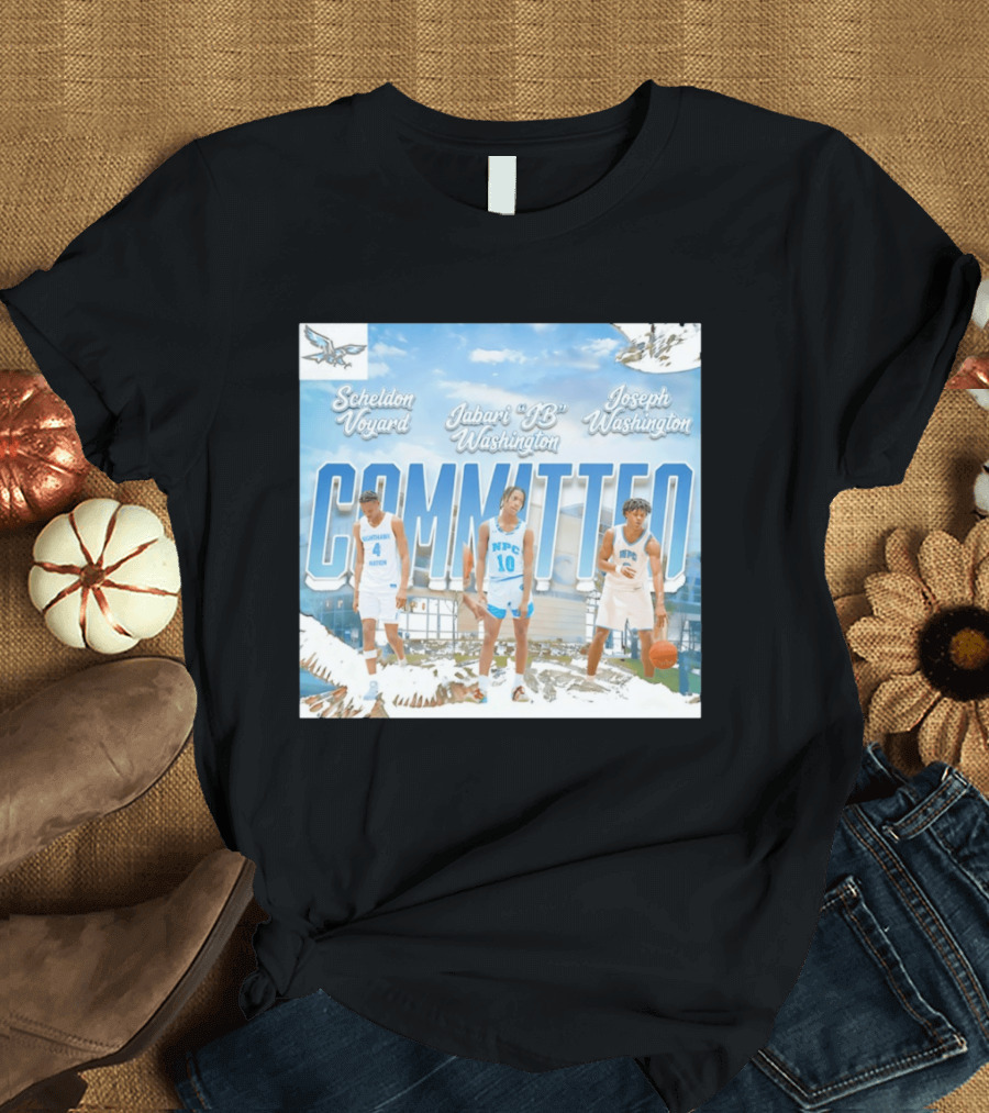 Committed Basketball Sheldon Voyard Jabari JB Washington Joseph Washington Nighthawk NPC T-Shirt