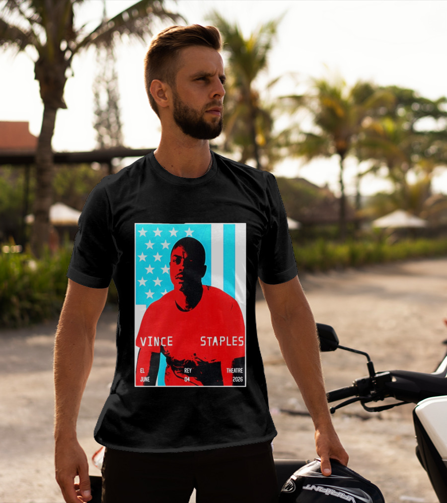 Vince Staples El Rey Theatre Los Angeles June 4 2026 T-Shirt