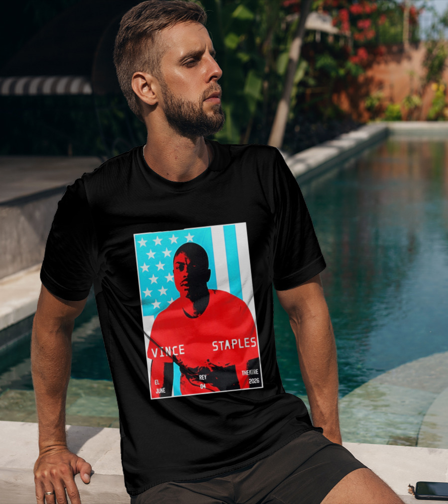 Vince Staples El Rey Theatre Los Angeles June 4 2026 T-Shirt
