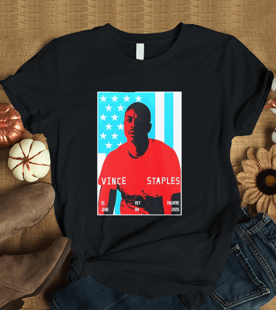 Vince Staples El Rey Theatre Los Angeles June 4 2026 T-Shirt