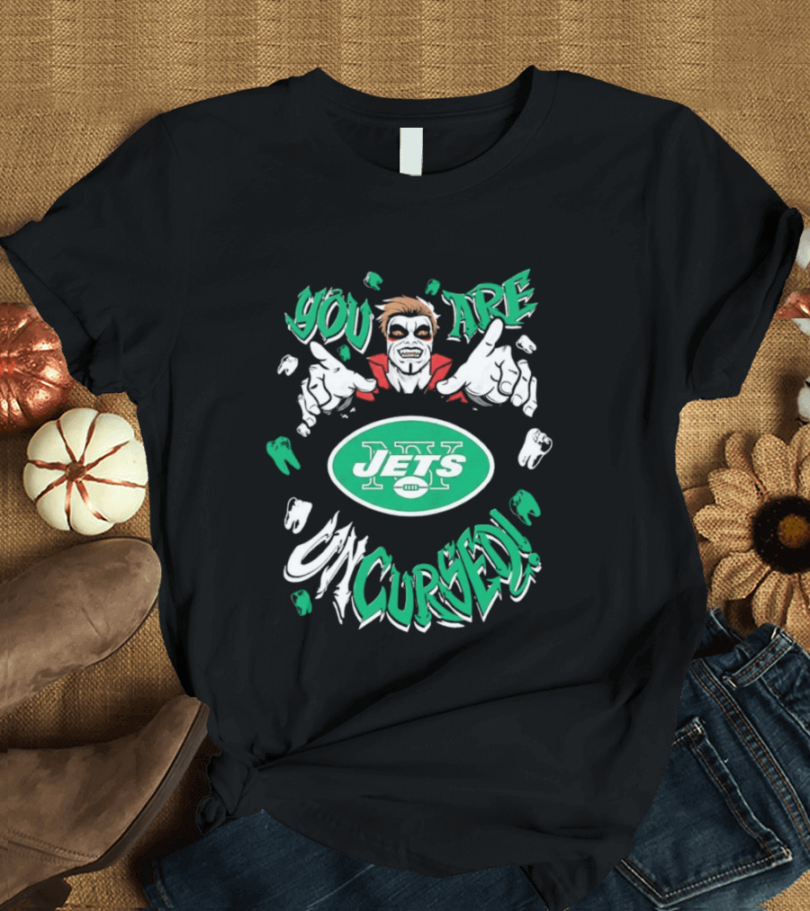 WWE You Are Uncursed Jets Danhausen X New York T-Shirt
