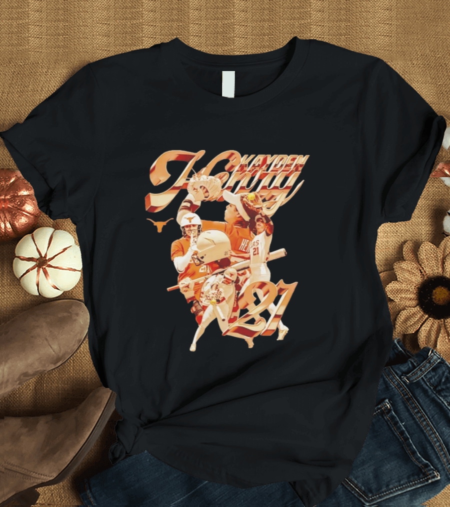 Kayden Henry Texas Longhorns 21 NCAA Softball 2026 T-Shirt