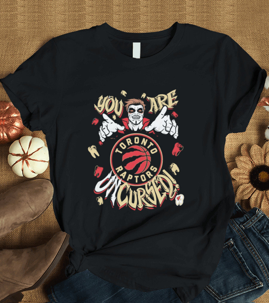 Toronto Raptors You Are Uncursed Danhausen WWE Collaboration T-Shirt