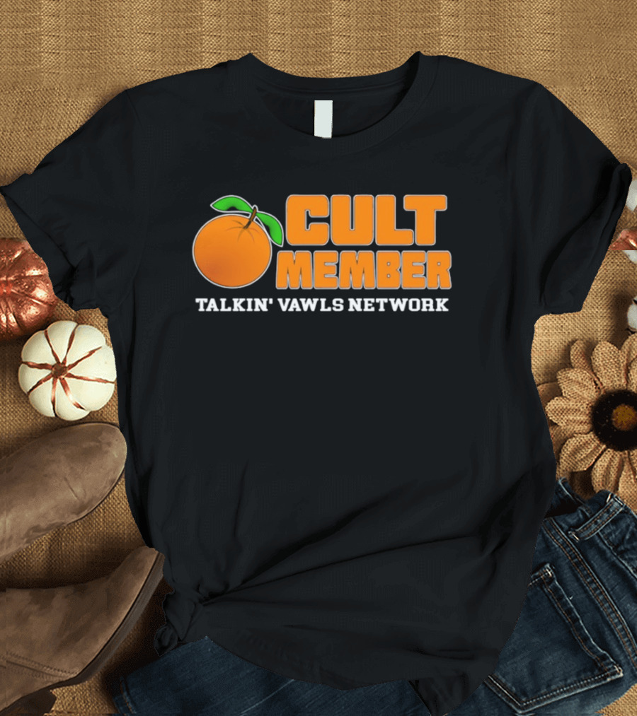 CULT MEMBER Talkin Vawls Network Orange T-Shirt