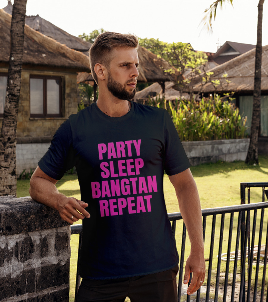 Party Sleep Bangtan Repeat BTS K Pop T-Shirt