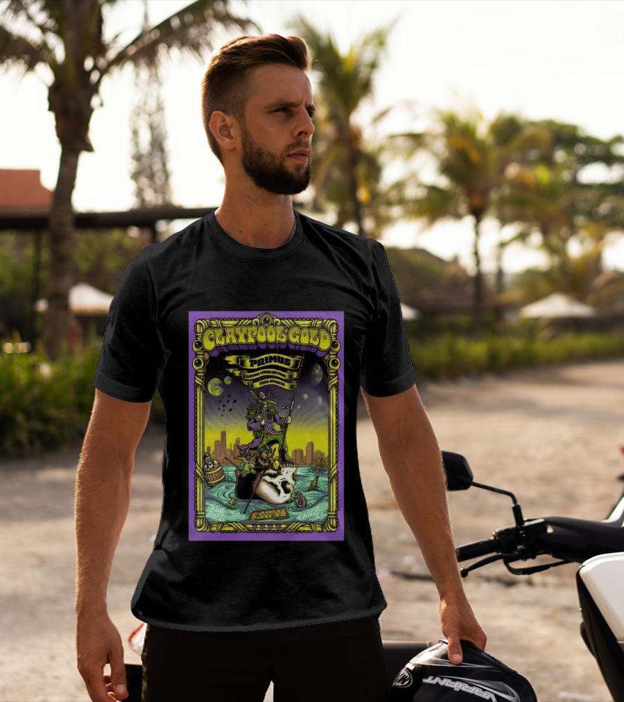 Claypool Lennon Delirium Frog Brigade Primus June 3 2026 Chicago IL Concert T-Shirt
