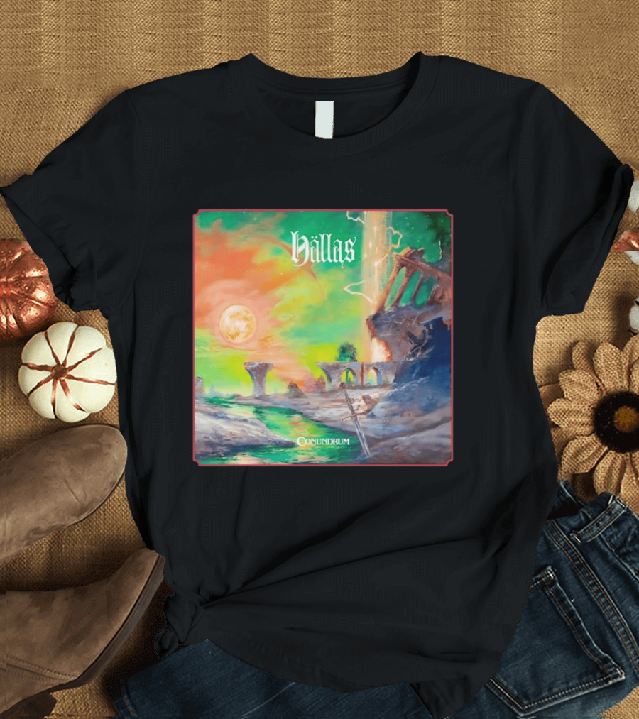 Hällas Conundrum Fantasy Moonscape Adventure T-Shirt