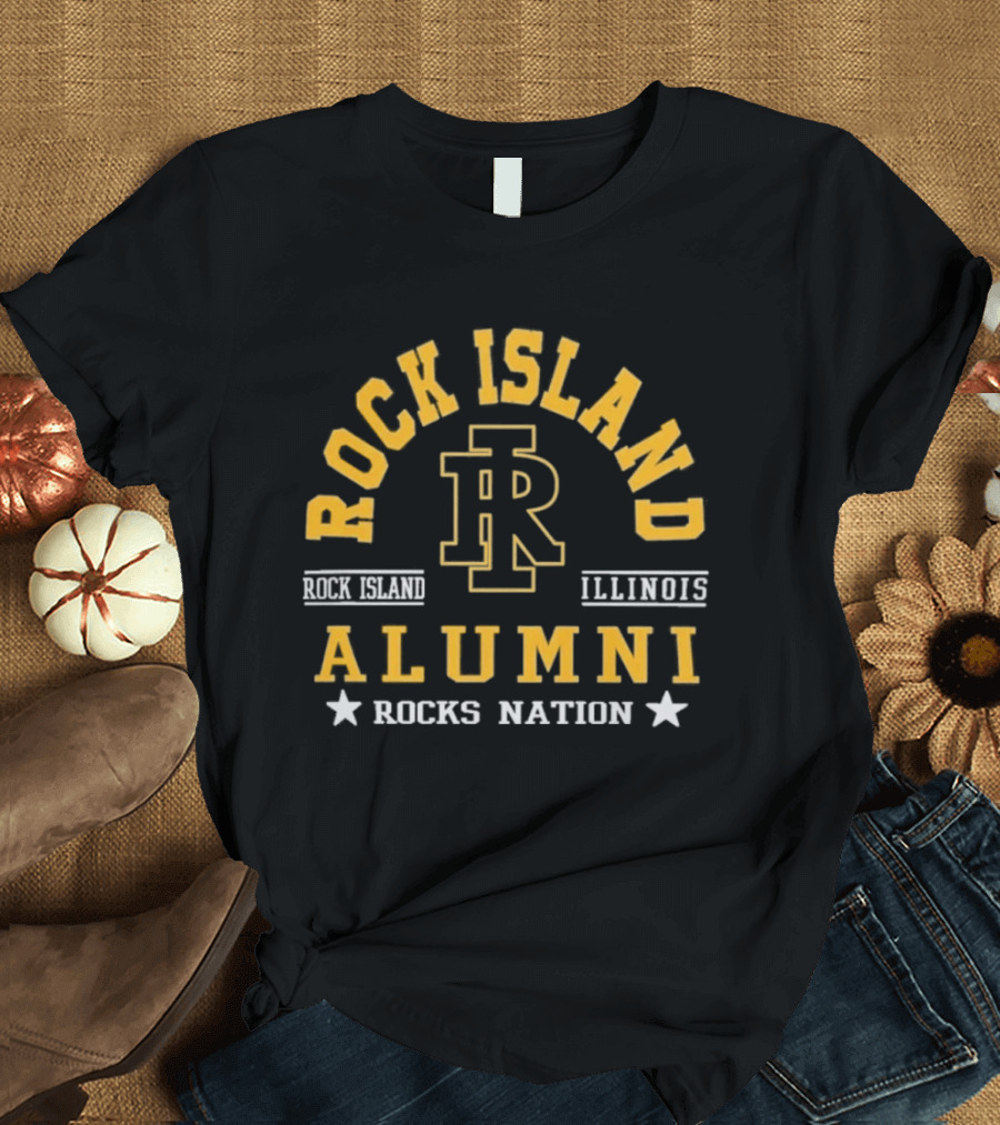 Rock Island Illinois Alumni Rocks Nation IR T-Shirt