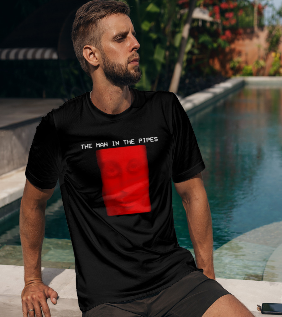 Scary Entity Red Face Man In The Pipes T-Shirt