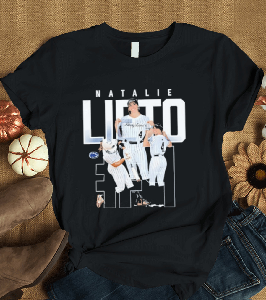 Natalie Lieto Penn State NCAA Softball Team Celebration T-Shirt