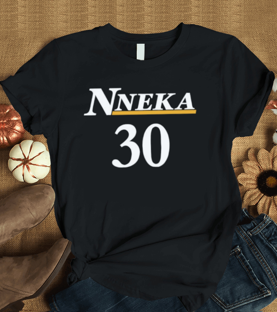 Nneka 30 Los Angeles Sparks WNBA 2026 Name And Number T-Shirt