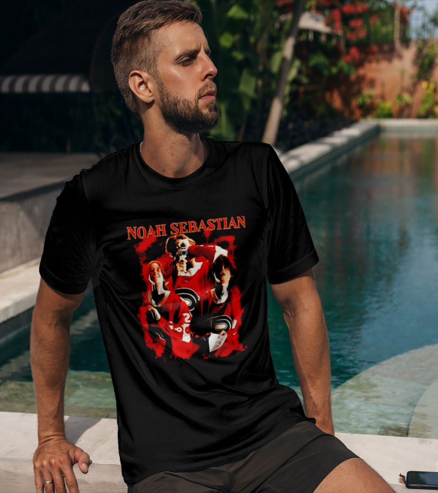 Noah Sebastian Collage Red Sports T-Shirt