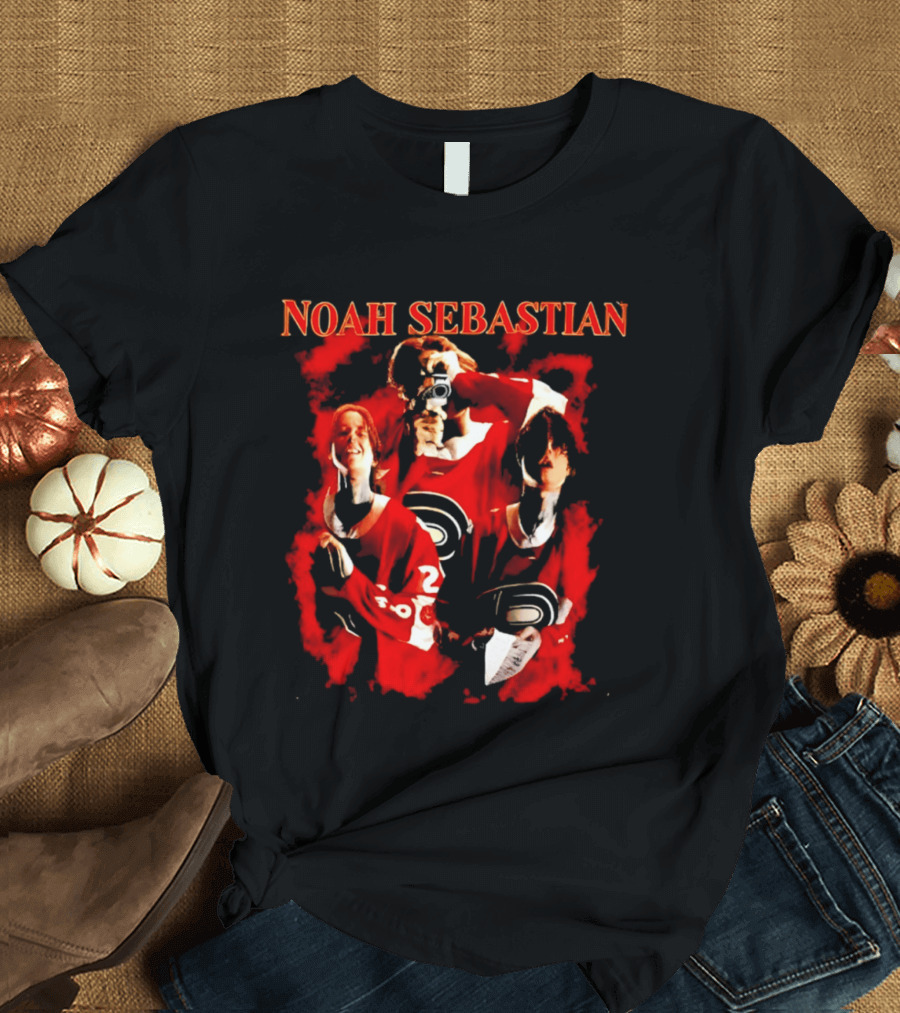 Noah Sebastian Collage Red Sports T-Shirt