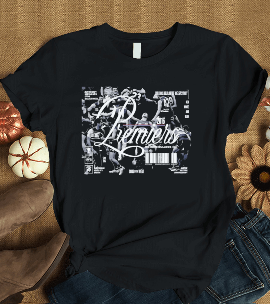 Western Bulldogs Premiers 2016 AFL Legends T-Shirt