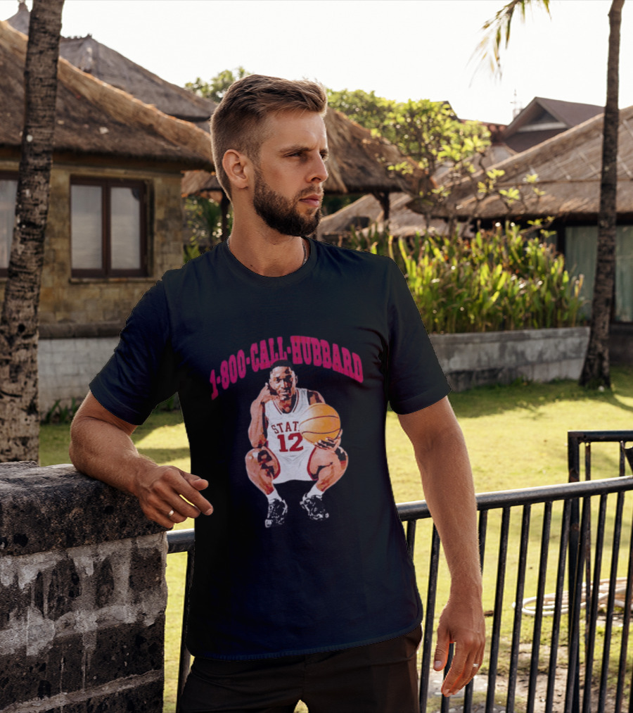 1 800 Call Hubbard State 12 Mississippi Bulldogs T-Shirt