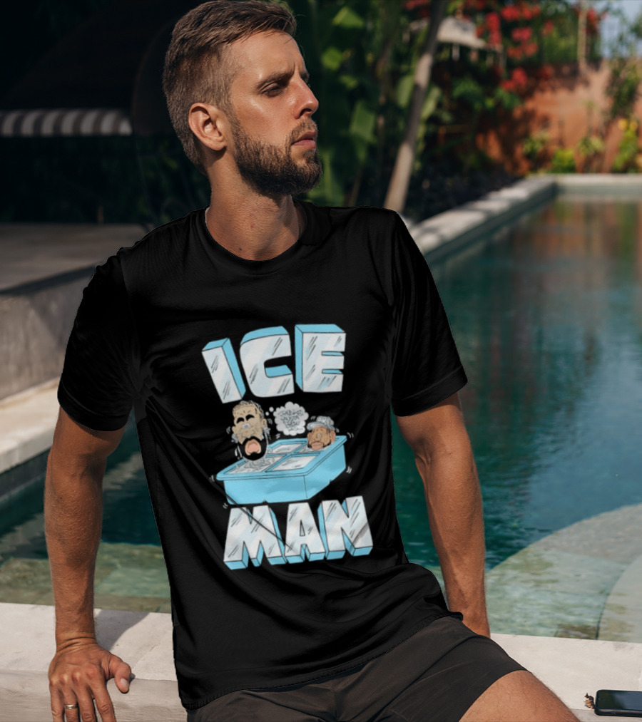 Iceman Fronko Musta Drew Diss Caricature Drake T-Shirt