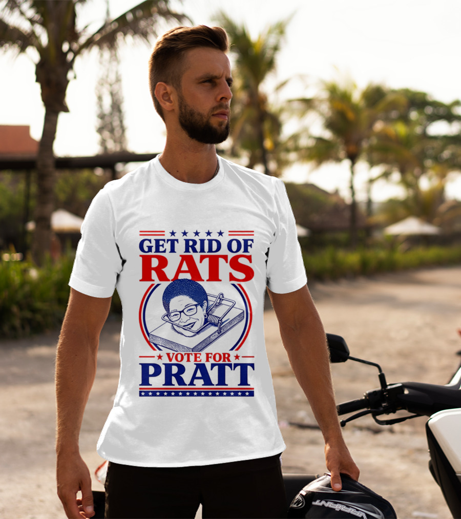 Get Rid Of Rats Vote For Pratt Political Campaign Humor T-Shirt