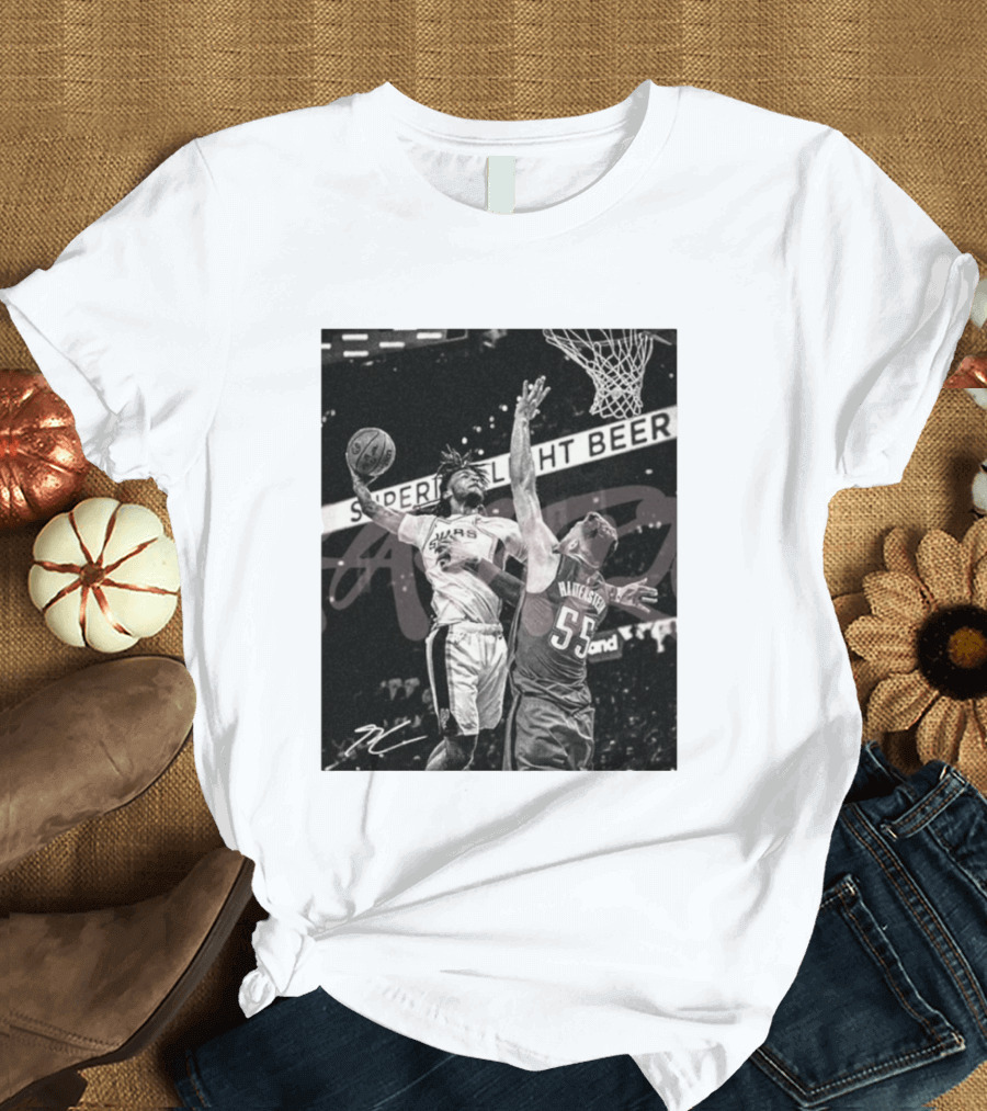 San Antonio Spurs Basketball Hartenstein 55 Player Action Photo Sport Superior Light Beer T-Shirt