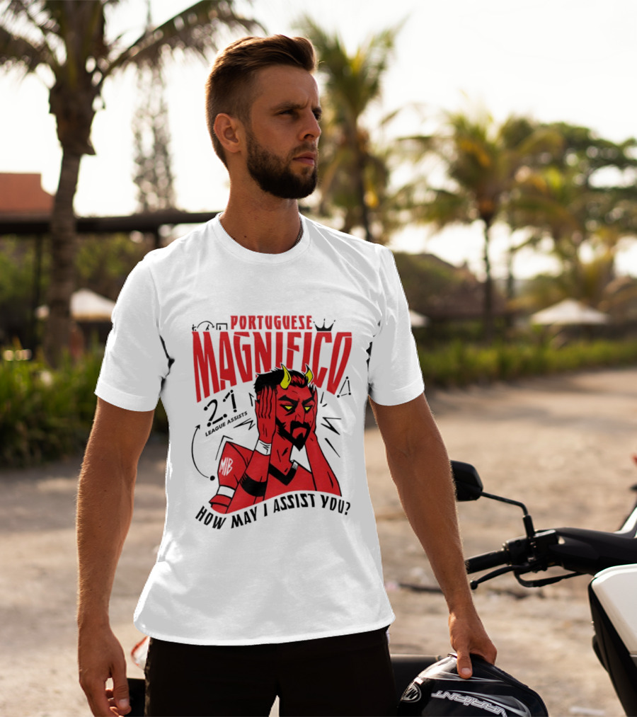 Portuguese Magnifico 21 Goals How May I Assist You Devil T-Shirt