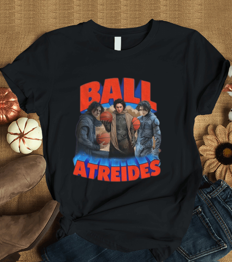 Ball Atreides Dune Timothée Chalamet New York Knicks Basketball NBA T-Shirt