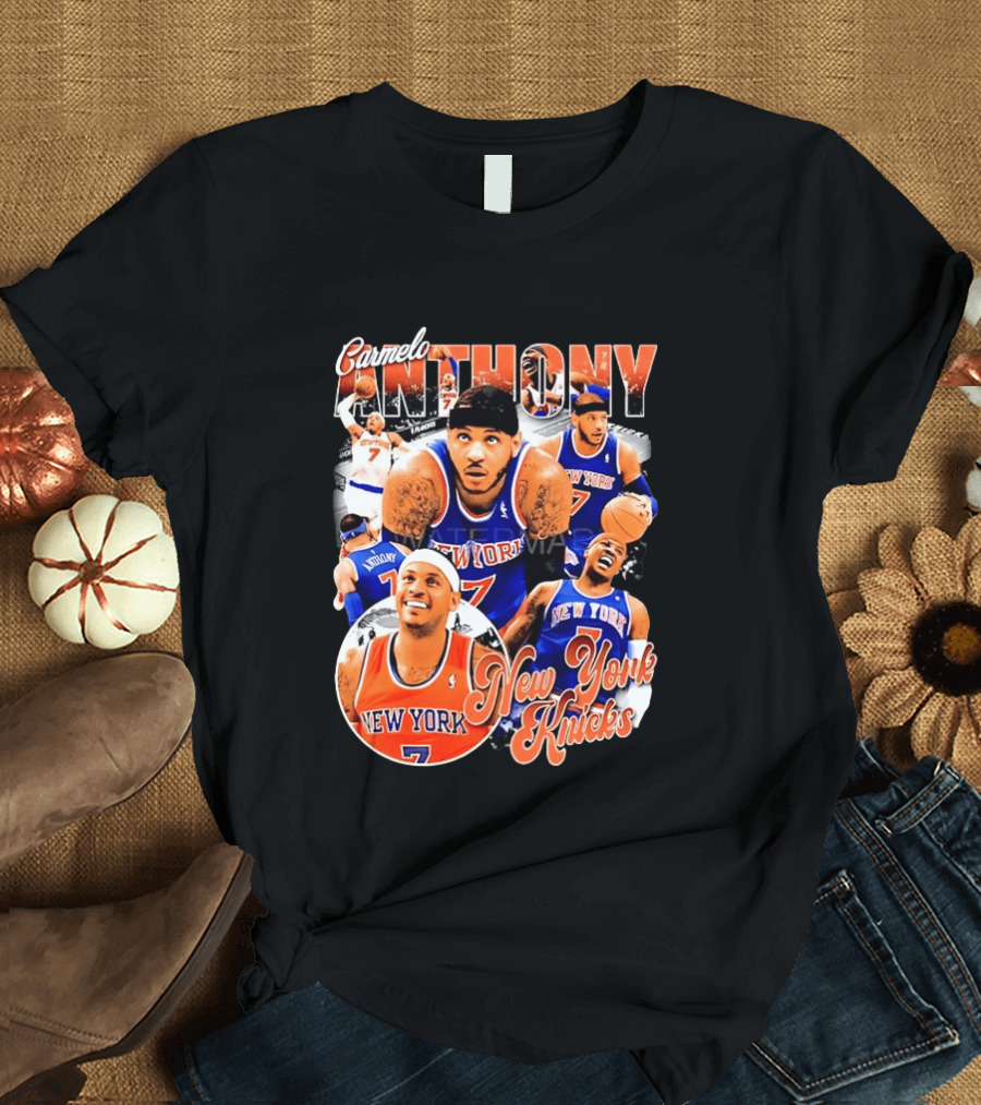 Carmelo Anthony New York Knicks NBA Basketball Legend Seven T-Shirt