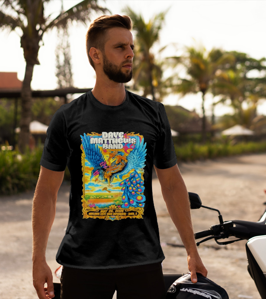 Dave Matthews Band May 26 2026 MidFlorida Credit Union Amphitheatre Tampa FL T-Shirt
