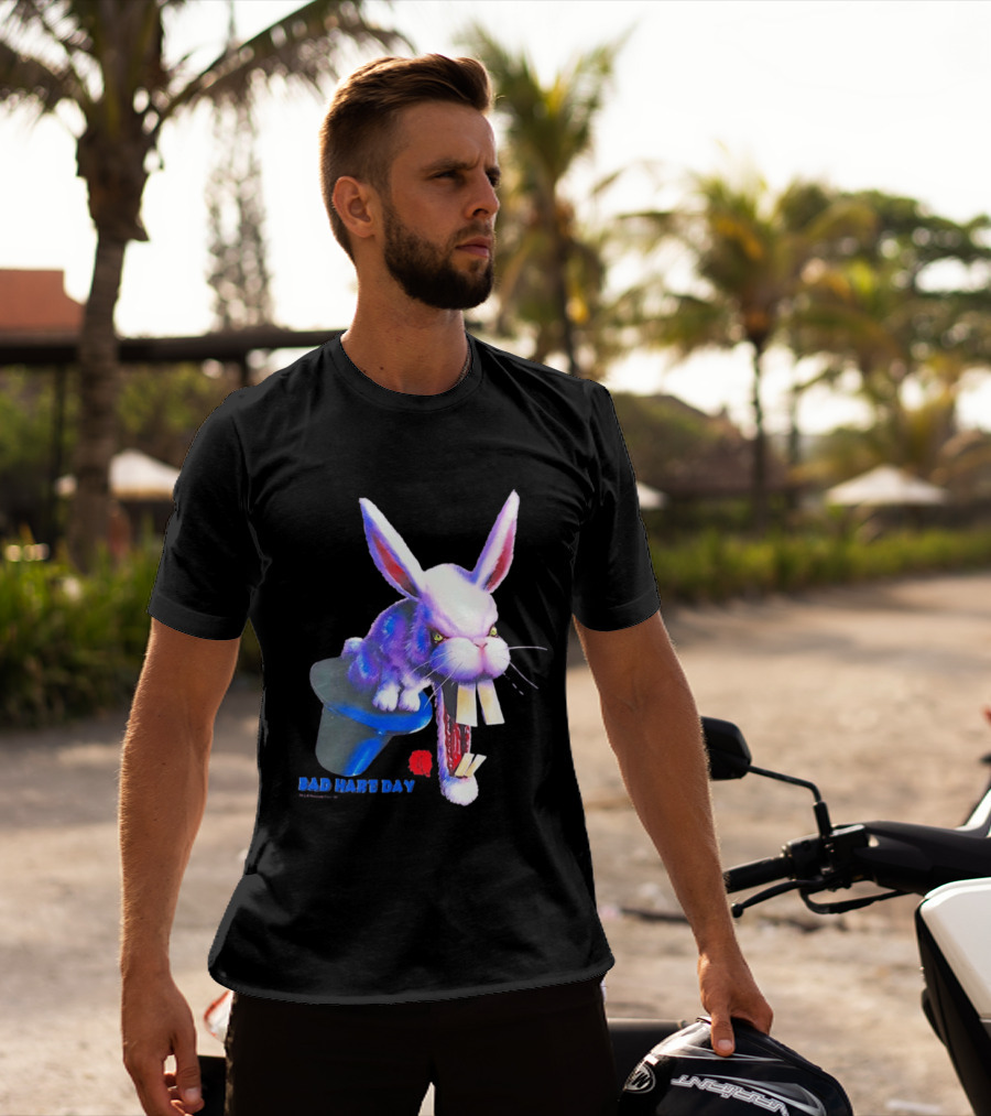 Goosebumps Bad Hare Day Evil Rabbit In Hat T-Shirt