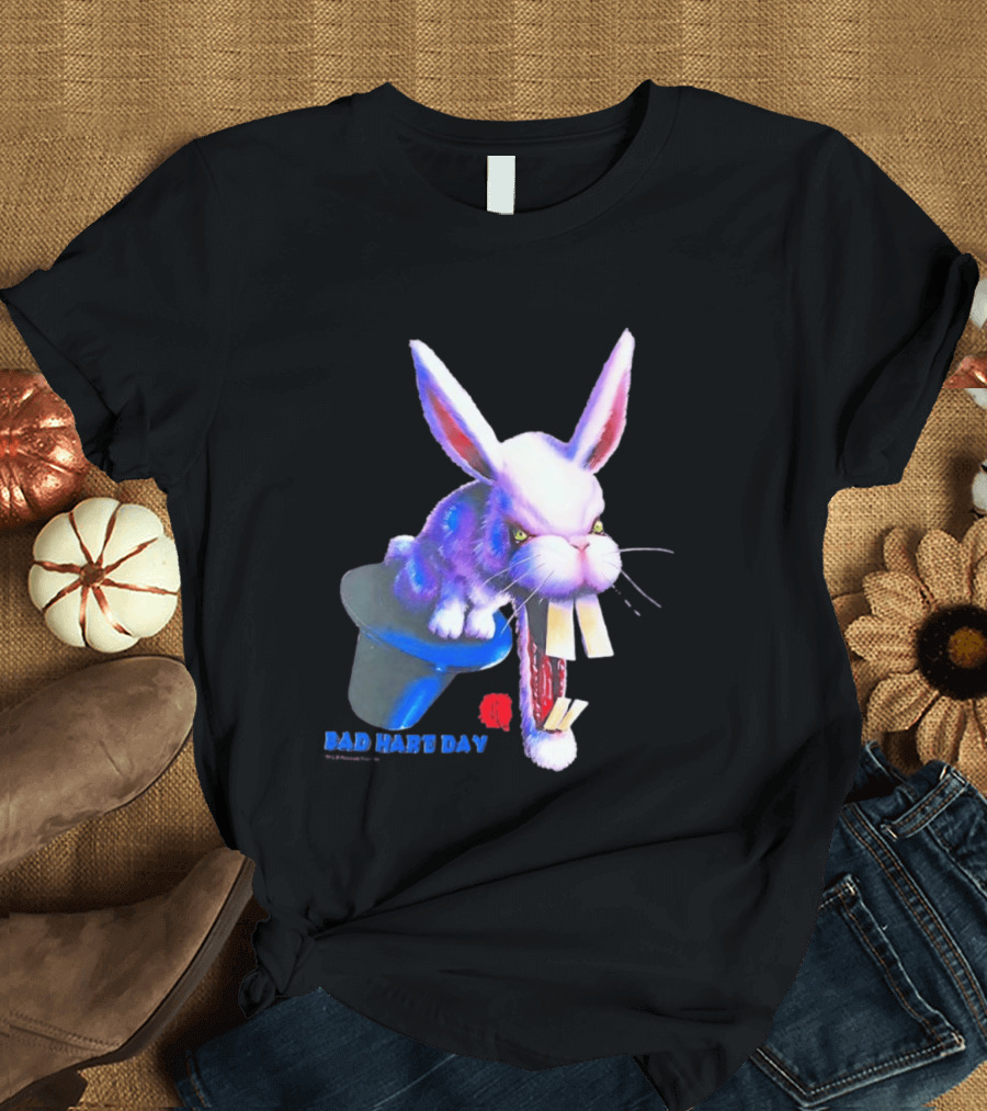 Goosebumps Bad Hare Day Evil Rabbit In Hat T-Shirt
