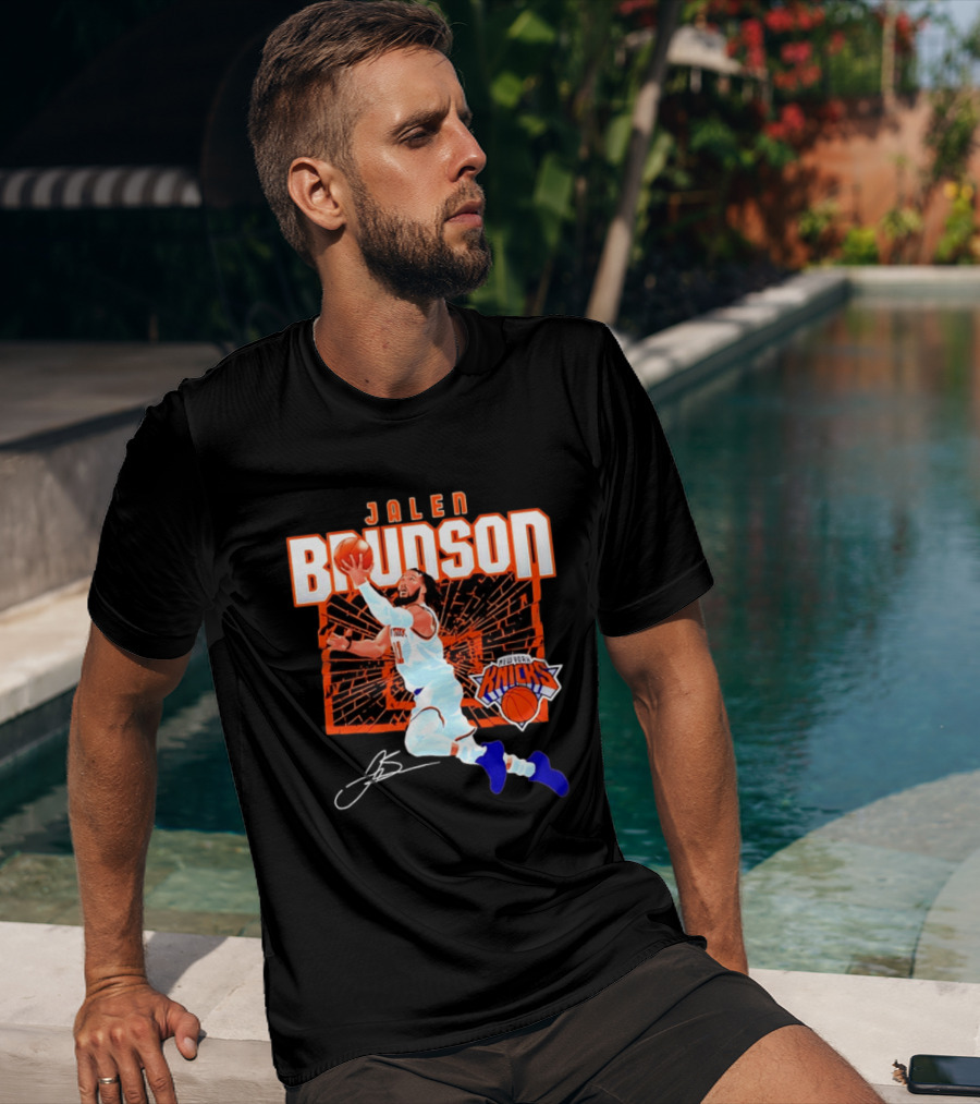 Jalen Brunson New York Knicks Breaking Barriers 2026 Season Explosion T-Shirt