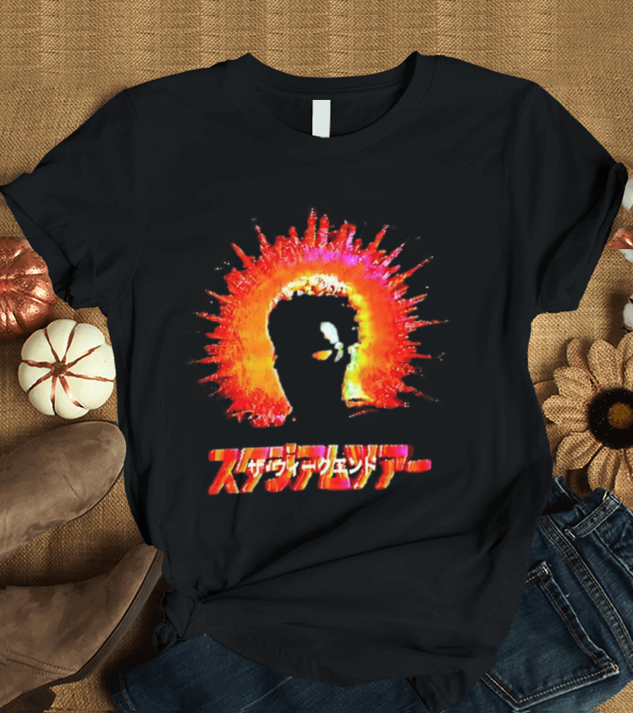 The Weeknd Cyberpunk Japanese Art Explosion T-Shirt