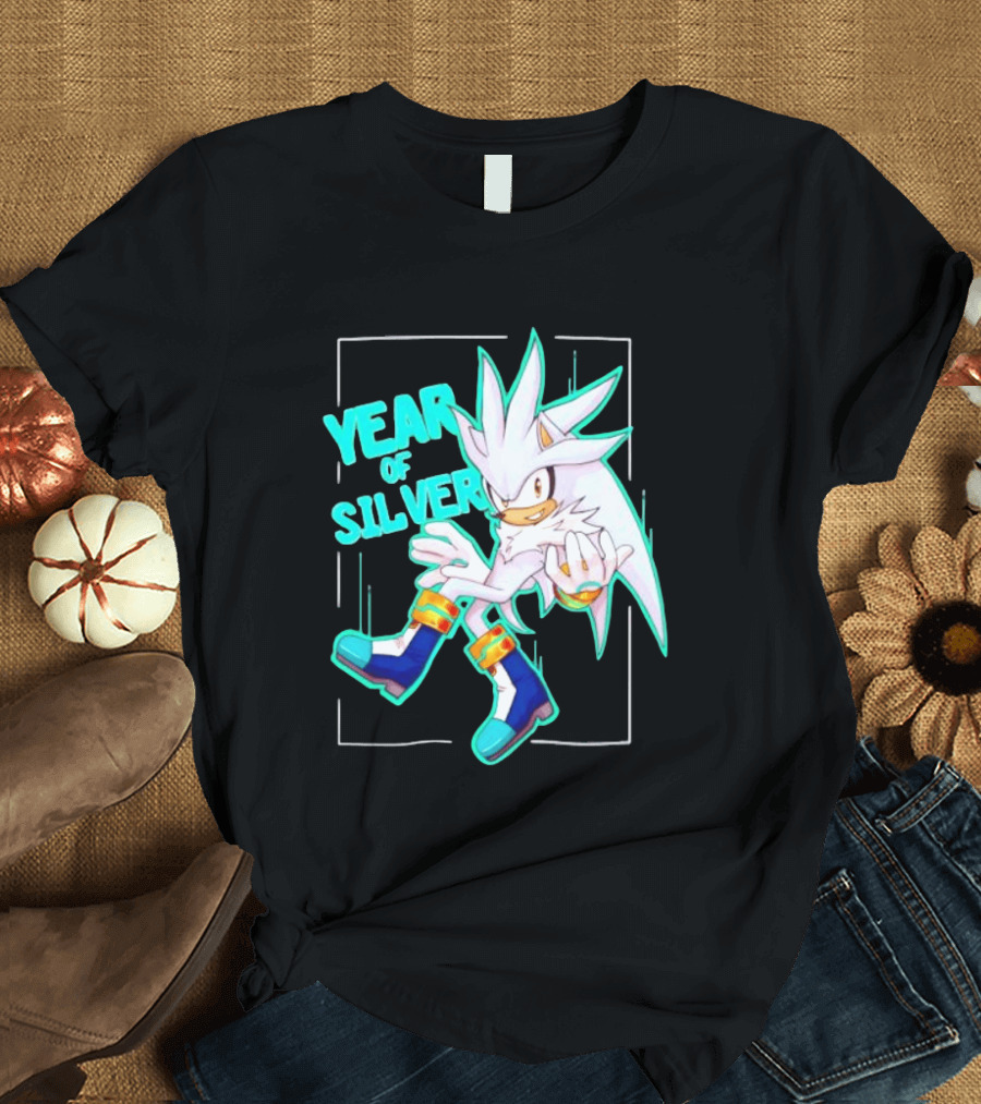 Year Of Silver Hedgehog Classic Character T-Shirt
