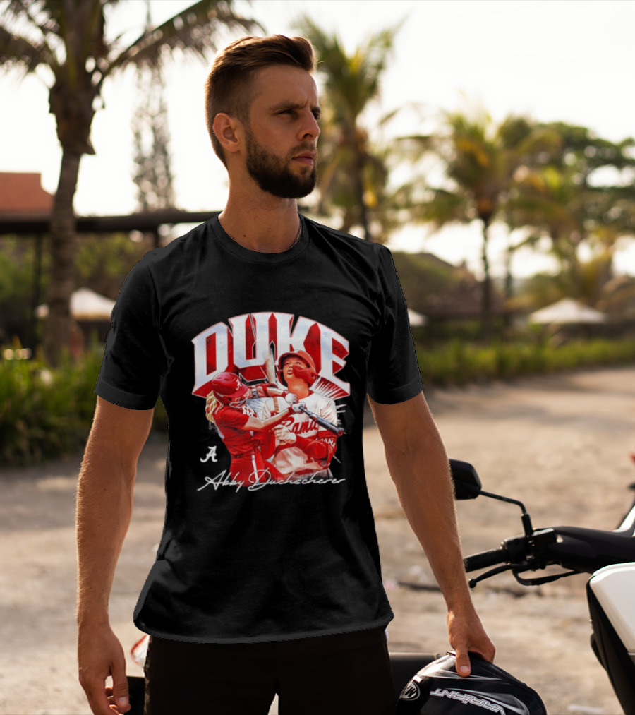 A Abby Duchscherer Alabama Crimson Tide Softball Duke T-Shirt