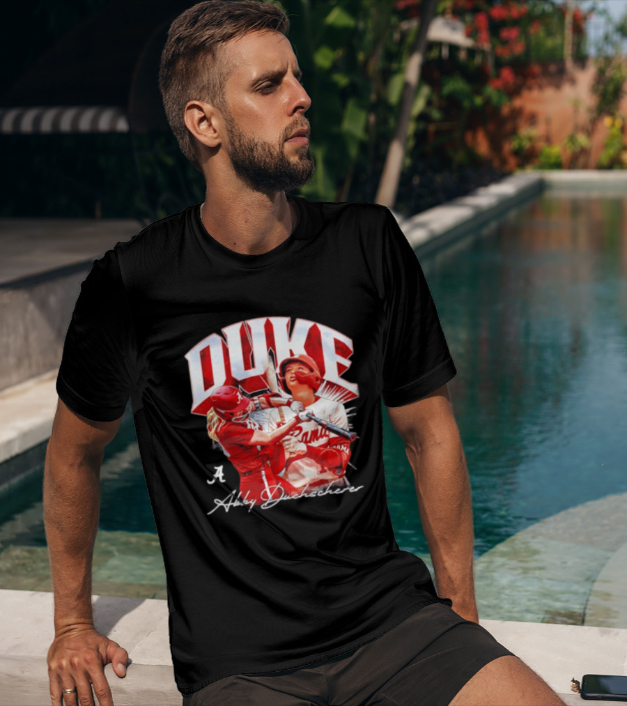 A Abby Duchscherer Alabama Crimson Tide Softball Duke T-Shirt