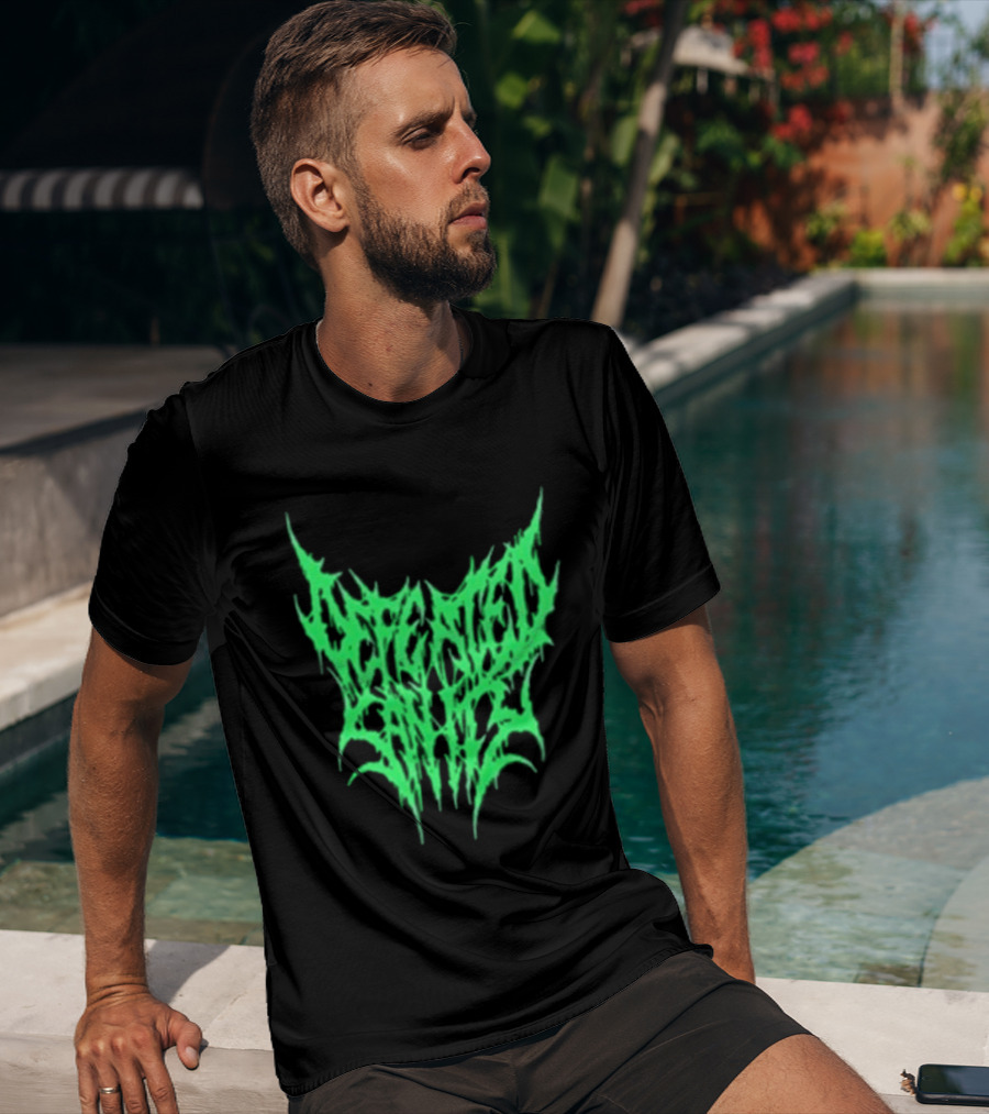 Reality Fade Defeated Sanity Electric Green Dripping T-Shirt