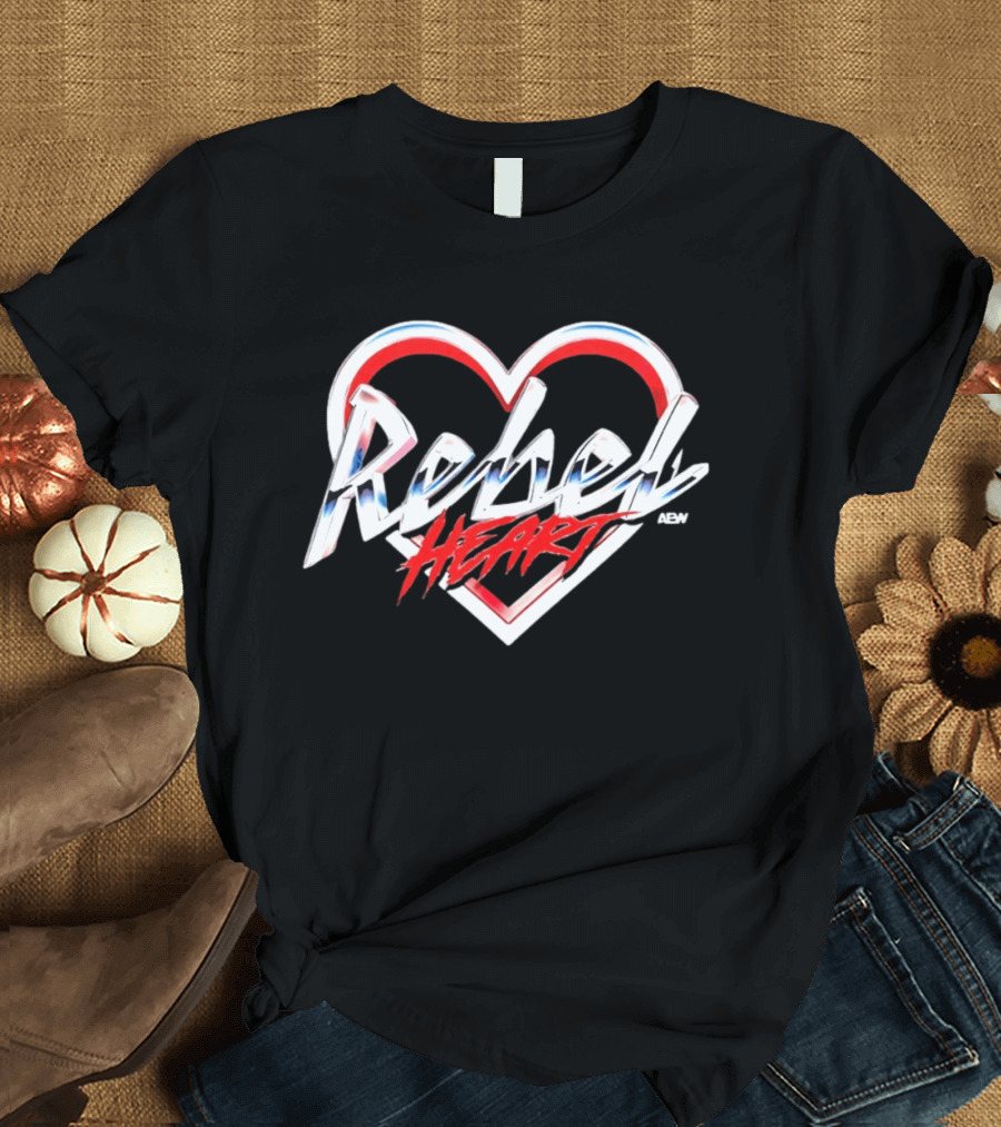 Rebel Heart AEW Jamie Hayter Wrestling T-Shirt