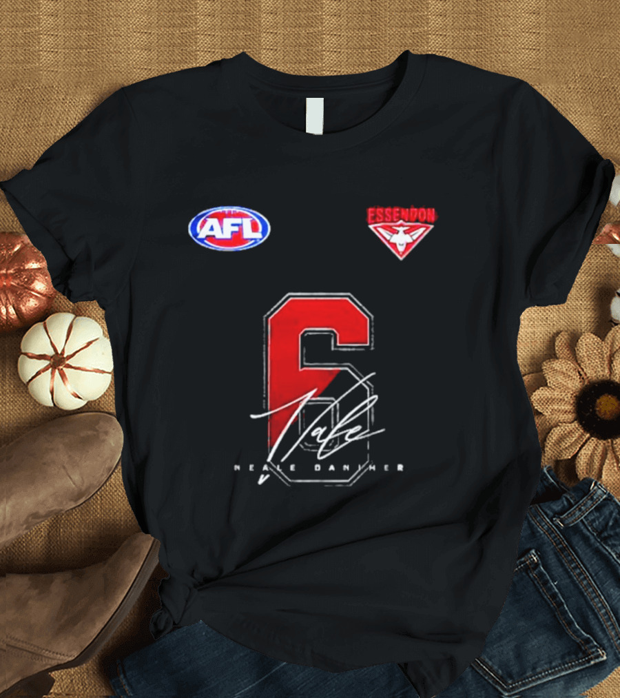 Essendon Bombers AFL Neale Daniher FightMND 6 T-Shirt