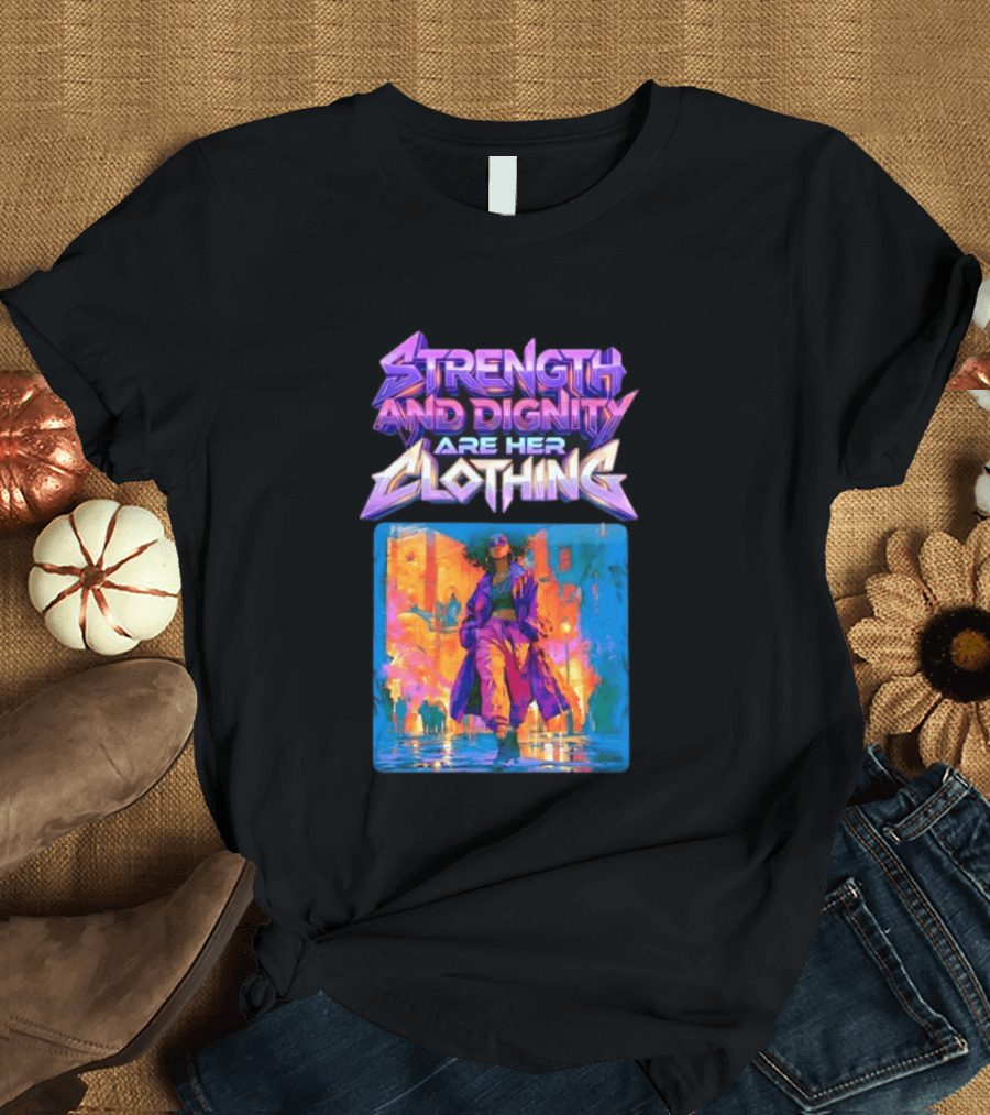 Strength And Dignity Street Girl Urban Vibes T-Shirt